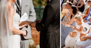 A bride and groom pose at their Sedona wedding at Amara Resort.