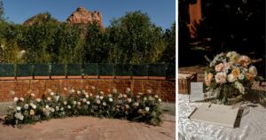 A Sedona wedding at Amara resort, photo by Maya Papaya Pictures.