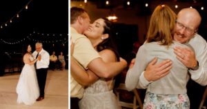 A wedding reception at Wildhorse ranch.